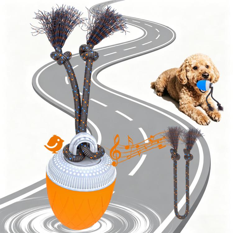 Gioco automatico per cani con luci e suoni ricaricabile