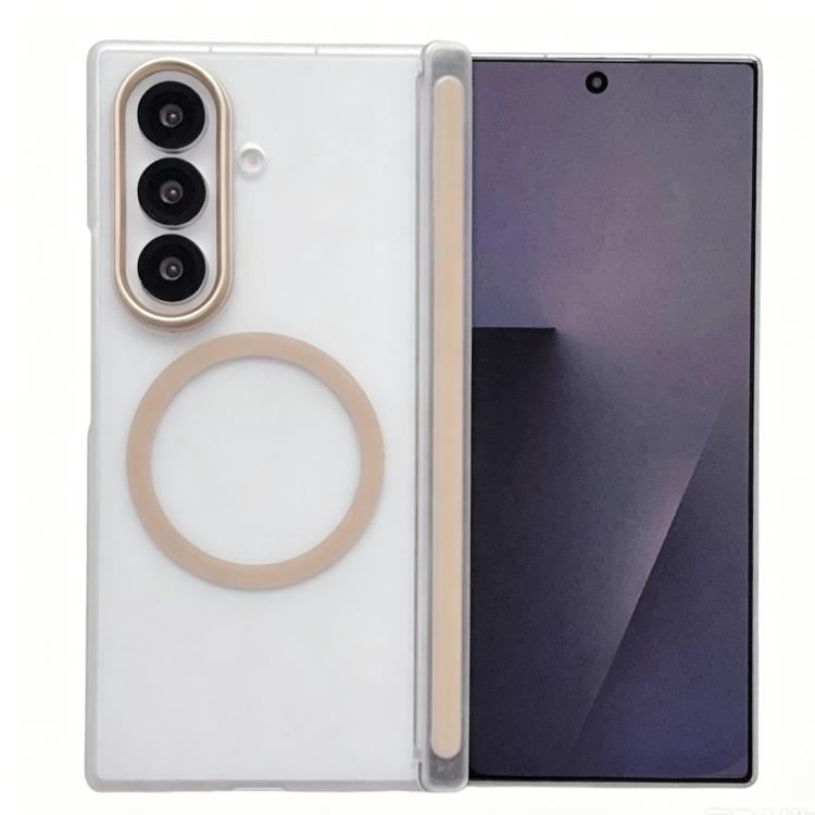 Custodia magnetica satinata con protezione obiettivo per Galaxy Z Fold8 Ultra e