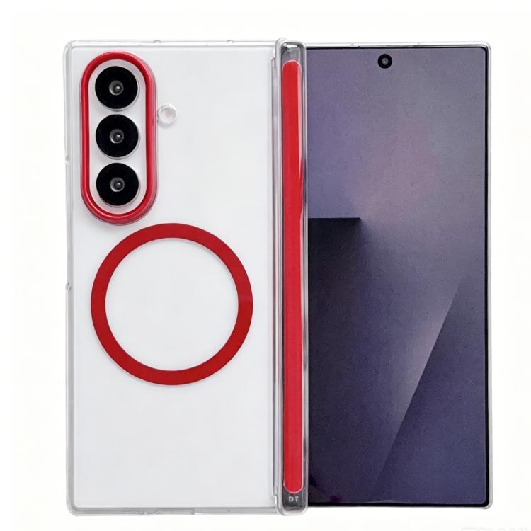 Custodia magnetica satinata con protezione obiettivo per Galaxy Z Fold8 Ultra e