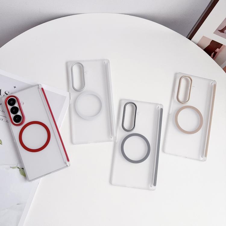 Custodia magnetica satinata con protezione obiettivo per Galaxy Z Fold8 Ultra e