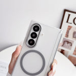 Custodia magnetica satinata con protezione obiettivo per Galaxy Z Fold8 Ultra e