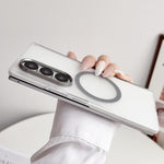 Custodia magnetica satinata con protezione obiettivo per Galaxy Z Fold8 Ultra e