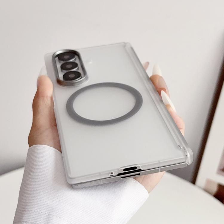 Custodia magnetica satinata con protezione obiettivo per Galaxy Z Fold8 Ultra e