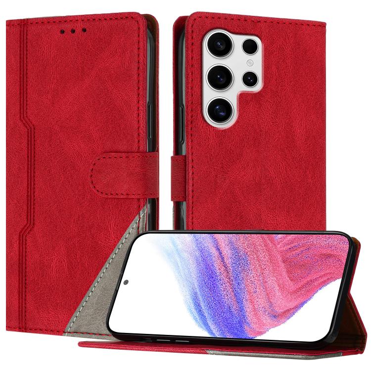 Custodia in ecopelle con fibbia per Galaxy S25+, S25 Ultra, S24 FE e S24 Ultra