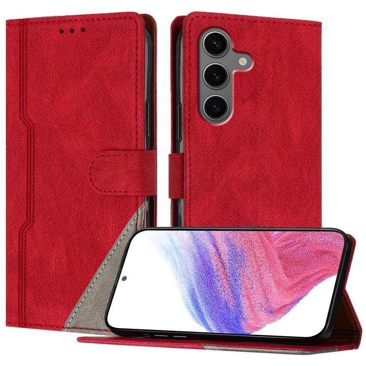 Custodia in ecopelle con fibbia per Galaxy S25+, S25 Ultra, S24 FE e S24 Ultra