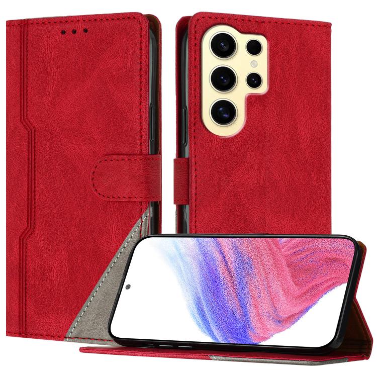 Custodia in ecopelle con fibbia per Galaxy S25+, S25 Ultra, S24 FE e S24 Ultra