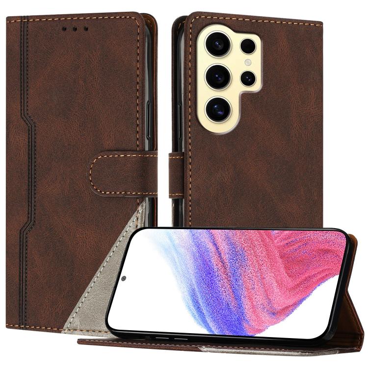 Custodia in ecopelle con fibbia per Galaxy S25+, S25 Ultra, S24 FE e S24 Ultra