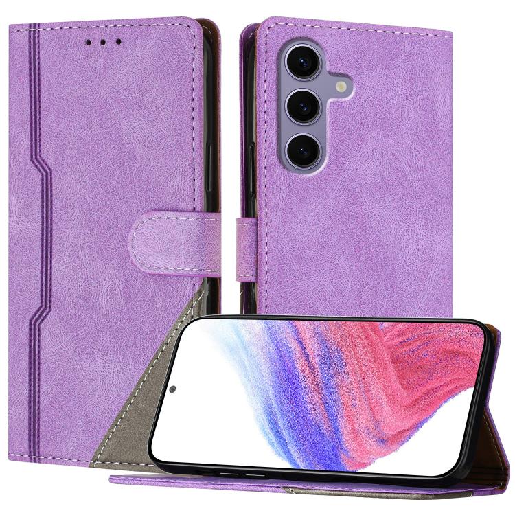 Custodia in ecopelle con fibbia per Galaxy S25+, S25 Ultra, S24 FE e S24 Ultra