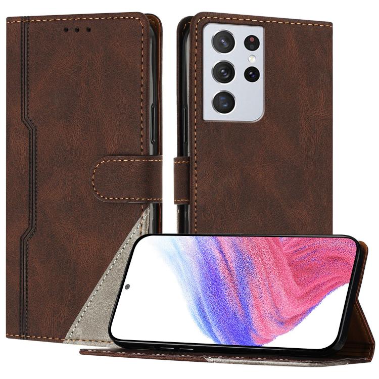 Custodia in ecopelle con fibbia per Galaxy S21 Ultra 5G, S20 FE 5G, S20 Ultra e