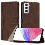 Custodia in ecopelle con fibbia per Galaxy S22, S21 FE, S21 e S21+ 5G