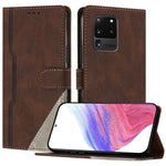 Custodia in ecopelle con fibbia per Galaxy S21 Ultra 5G, S20 FE 5G, S20 Ultra e