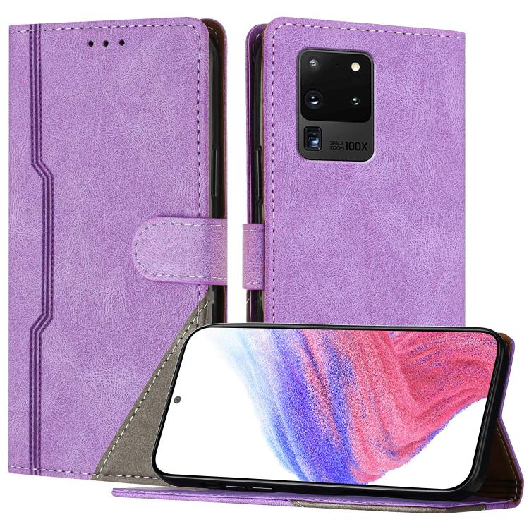 Custodia in ecopelle con fibbia per Galaxy S21 Ultra 5G, S20 FE 5G, S20 Ultra e