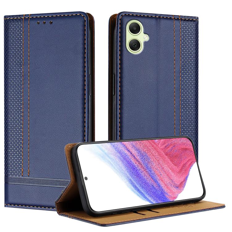 Custodia in ecopelle vegana antigraffio con design a cuciture per Galaxy A35 5G