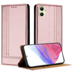Custodia in ecopelle vegana antigraffio con design a cuciture per Galaxy A35 5G