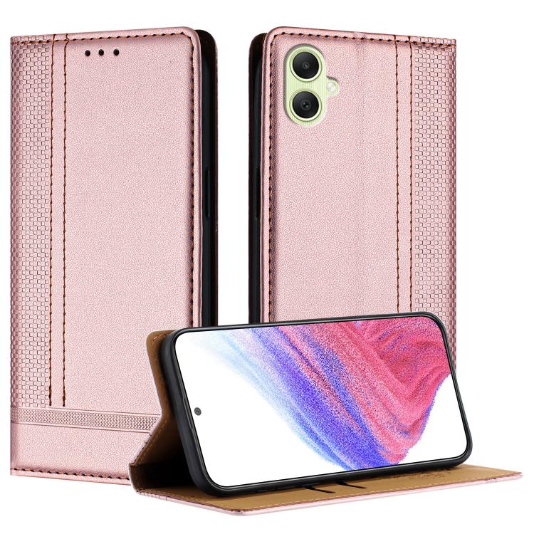 Custodia in ecopelle vegana antigraffio con design a cuciture per Galaxy A35 5G