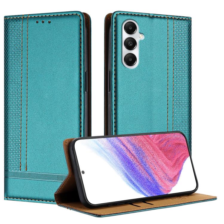 Custodia in ecopelle vegana antigraffio con design a cuciture per Galaxy A35 5G