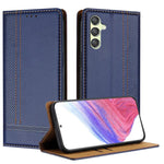 Custodia in ecopelle vegana antigraffio con design a cuciture per Galaxy A25 5G