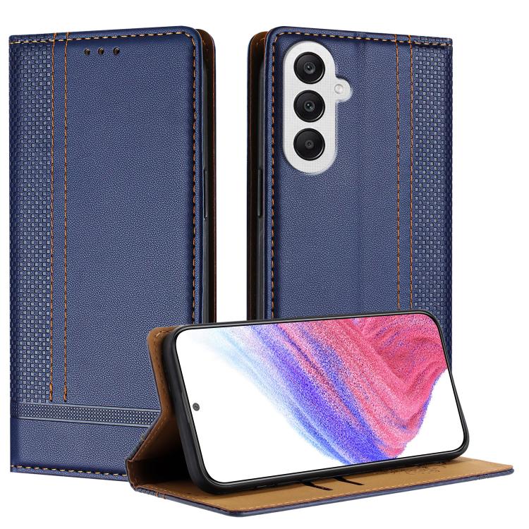 Custodia in ecopelle vegana antigraffio con design a cuciture per Galaxy A25 5G