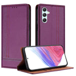 Custodia in ecopelle vegana antigraffio con design a cuciture per Galaxy A25 5G