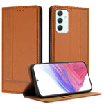 Custodia in ecopelle vegana antigraffio con design a cuciture per Galaxy A35 5G