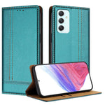 Custodia in ecopelle vegana antigraffio con design a cuciture per Galaxy A35 5G