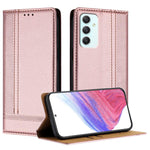 Custodia in ecopelle vegana antigraffio con design a cuciture per Galaxy A35 5G