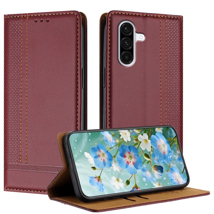Custodia in ecopelle vegana antigraffio con supporto per Galaxy A57, A37 e A27