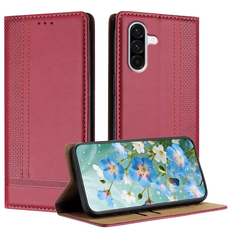 Custodia in ecopelle vegana antigraffio con supporto per Galaxy A57, A37 e A27