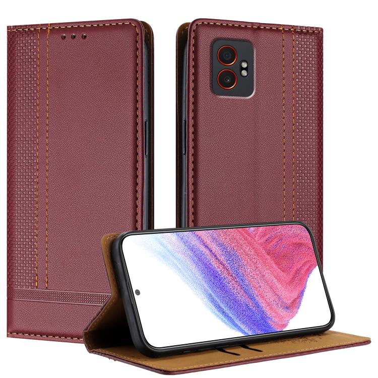 Custodia in ecopelle vegana antigraffio con design a libro per Galaxy Xcover7