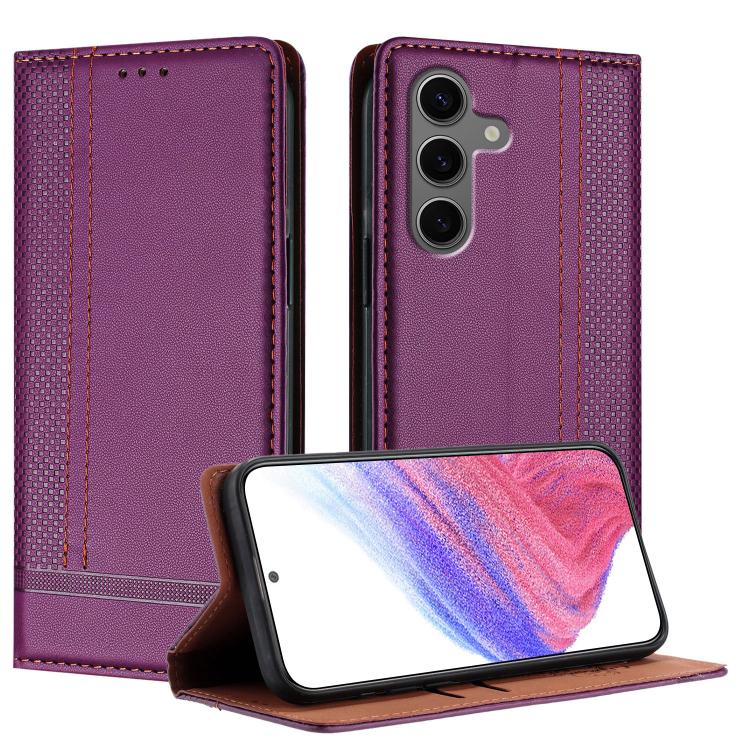 Custodia in ecopelle vegana antigraffio con supporto per Galaxy S25, S25+ e S25