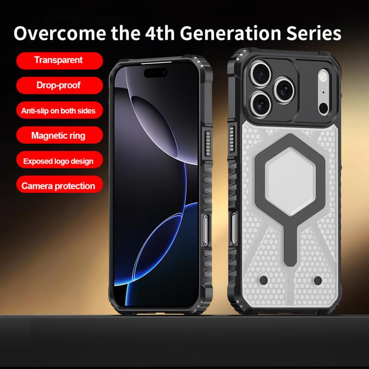 Custodia magnetica in PC TPU per iPhone 15 Pro e compatibili