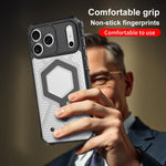 Custodia magnetica in PC TPU per iPhone 15 Pro e compatibili