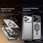 Custodia magnetica in PC TPU per iPhone 15 Pro e compatibili