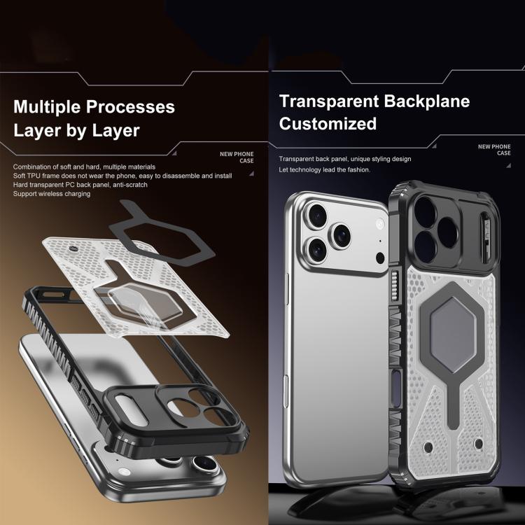 Custodia magnetica in PC TPU per iPhone 15 Pro e compatibili