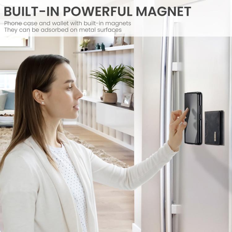 Portafoglio multiuso a 3 ante DG.MING serie M2 con custodia magnetica per Galaxy