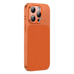 Custodia TPU con texture litchi e pellicola per iPhone 13 Pro