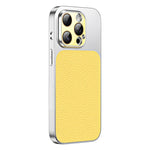Custodia TPU con texture litchi e pellicola per iPhone 13 Pro