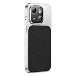 Custodia TPU con texture litchi e pellicola per iPhone 13 Pro