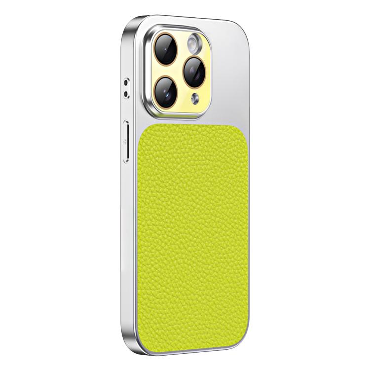 Custodia TPU con texture litchi e pellicola per iPhone 12 Pro