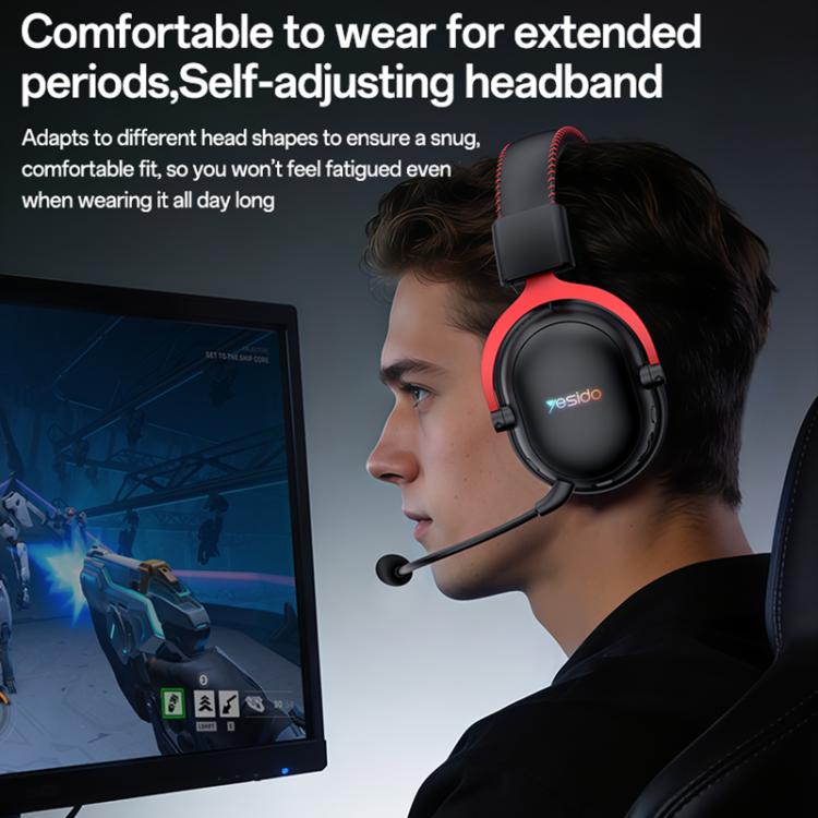 Cuffie gaming Yesido EK07 RGB Bluetooth wireless