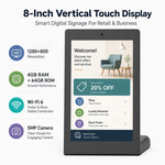 Schermo verticale 8 pollici HD Touchscreen Android 14 RK3576S