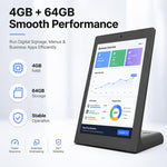 Schermo verticale 8 pollici HD Touchscreen Android 14 RK3576S