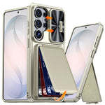 Custodia ibrida con porta carte e cover scorrevole per Galaxy S26, S25 e S24