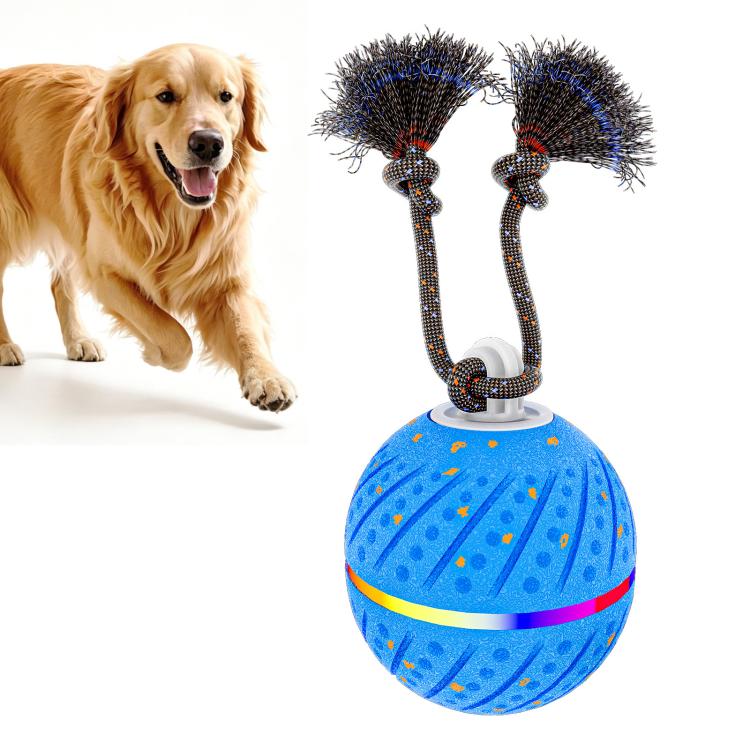 Palla giocattolo automatica per cani con luci e suoni