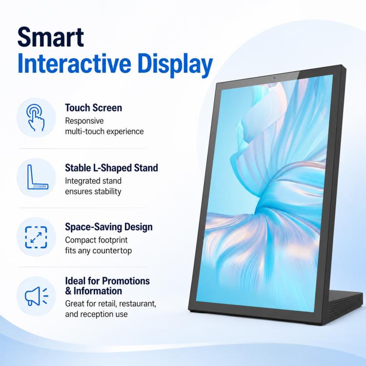 Tablet PC commerciale 15,6" touch Android 15 con alimentatore