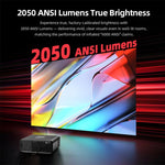 AUN U001 Pro 1080P 2050ANSI per Google TV con sistema operativo Android 14 Smart Projector, EU Plug, US Plug, UK Plug, AU Plug