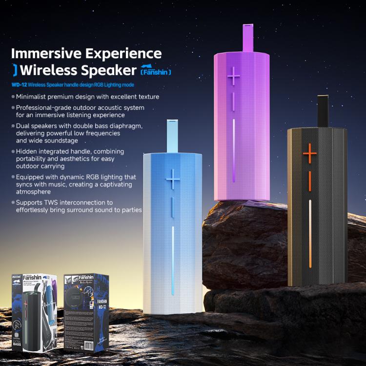 Altoparlante Bluetooth wireless portatile WK WD-12