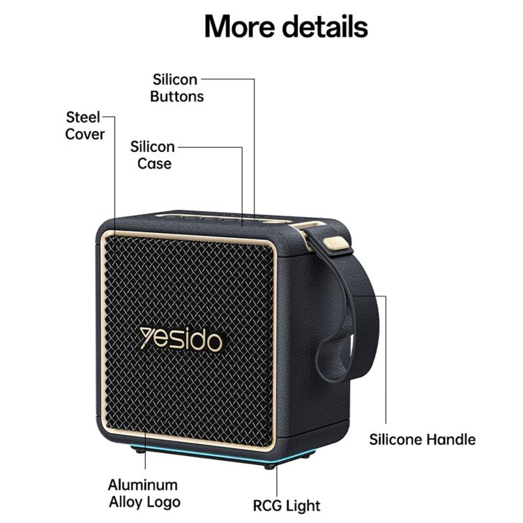 Altoparlante Bluetooth portatile Yesido YSW47 30W