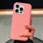 Custodia in silicone liquido effetto pelle per iPhone 17