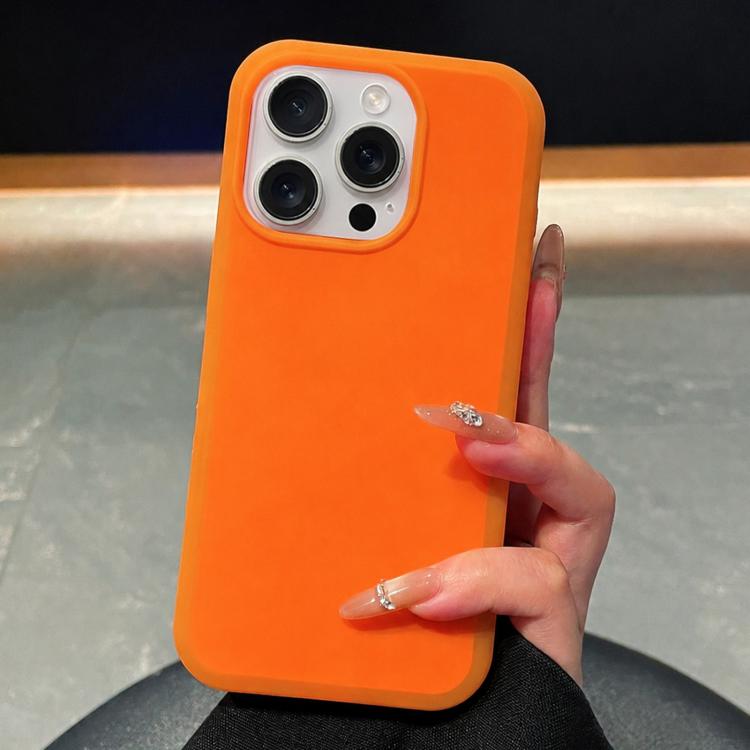 Custodia in silicone liquido effetto pelle per iPhone 17